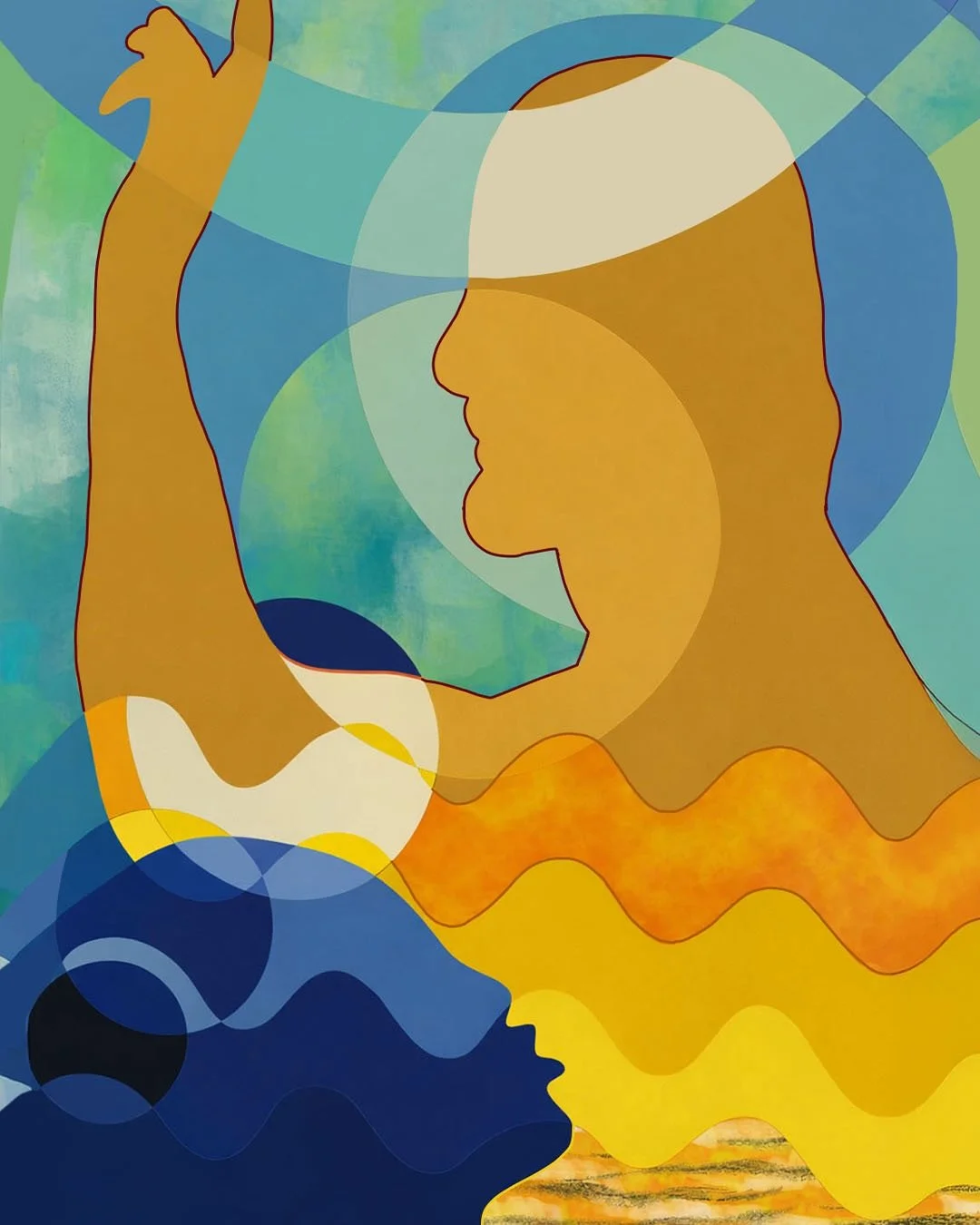 By following Jesus, Mary Magdalene is invited to release control and let him lead. because he leads to a life no longer swallowed by what once overwhelmed it.