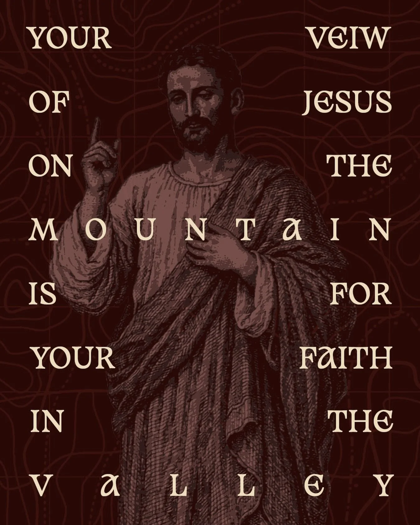 On the mountain of Transfiguration, Jesus gives a glimpse of His Glory to the disciples. It&rsquo;s meant to be the image for them to carry as they approach the Cross.