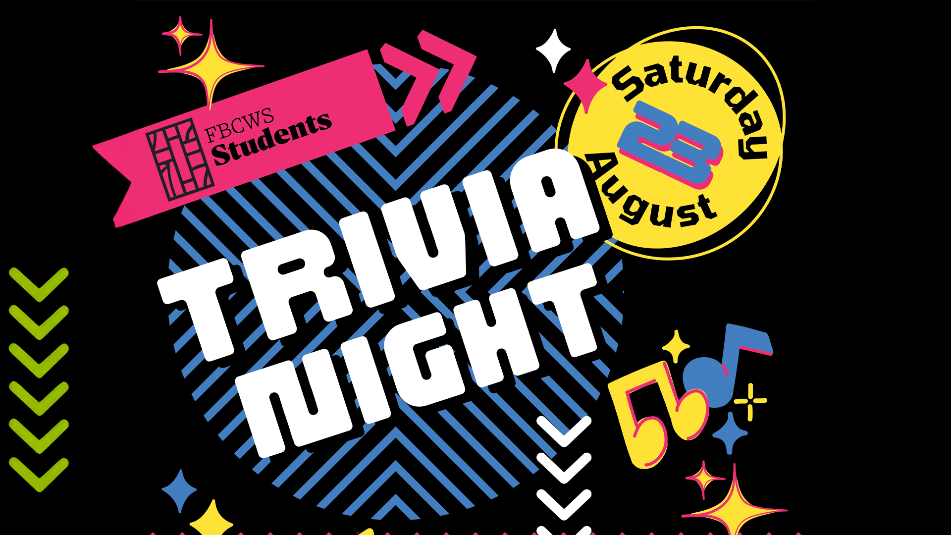Student Ministry Trivia Night