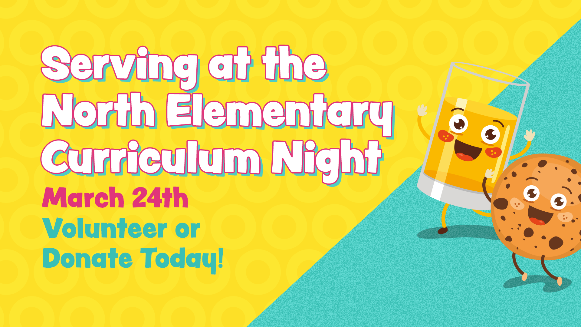 Serving at North Elementary Curriculum Night