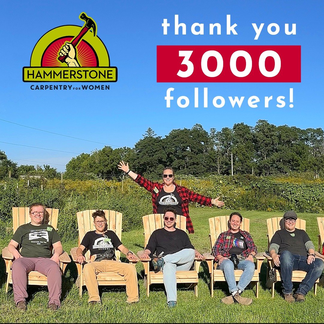 3k! THANK YOU for following and supporting Hammerstone!