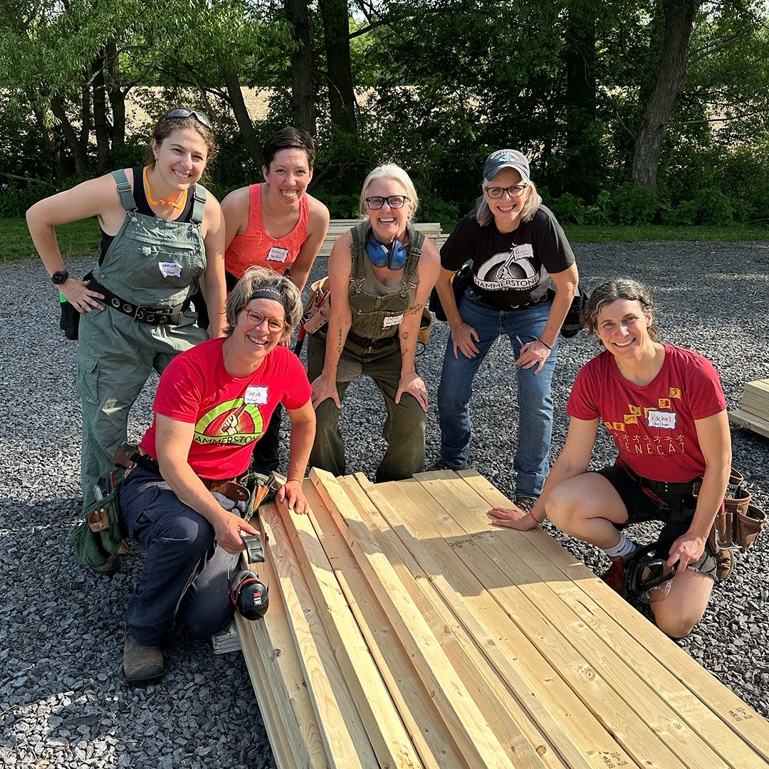 Check us out! This is the dream team for Rough Framing: Build a Tiny House. 💥

Do you have windows to replace, or just want to join our dream team and learn how to build a house? Sign up for the next class in the series, Tiny House Dry-In: Sheathing