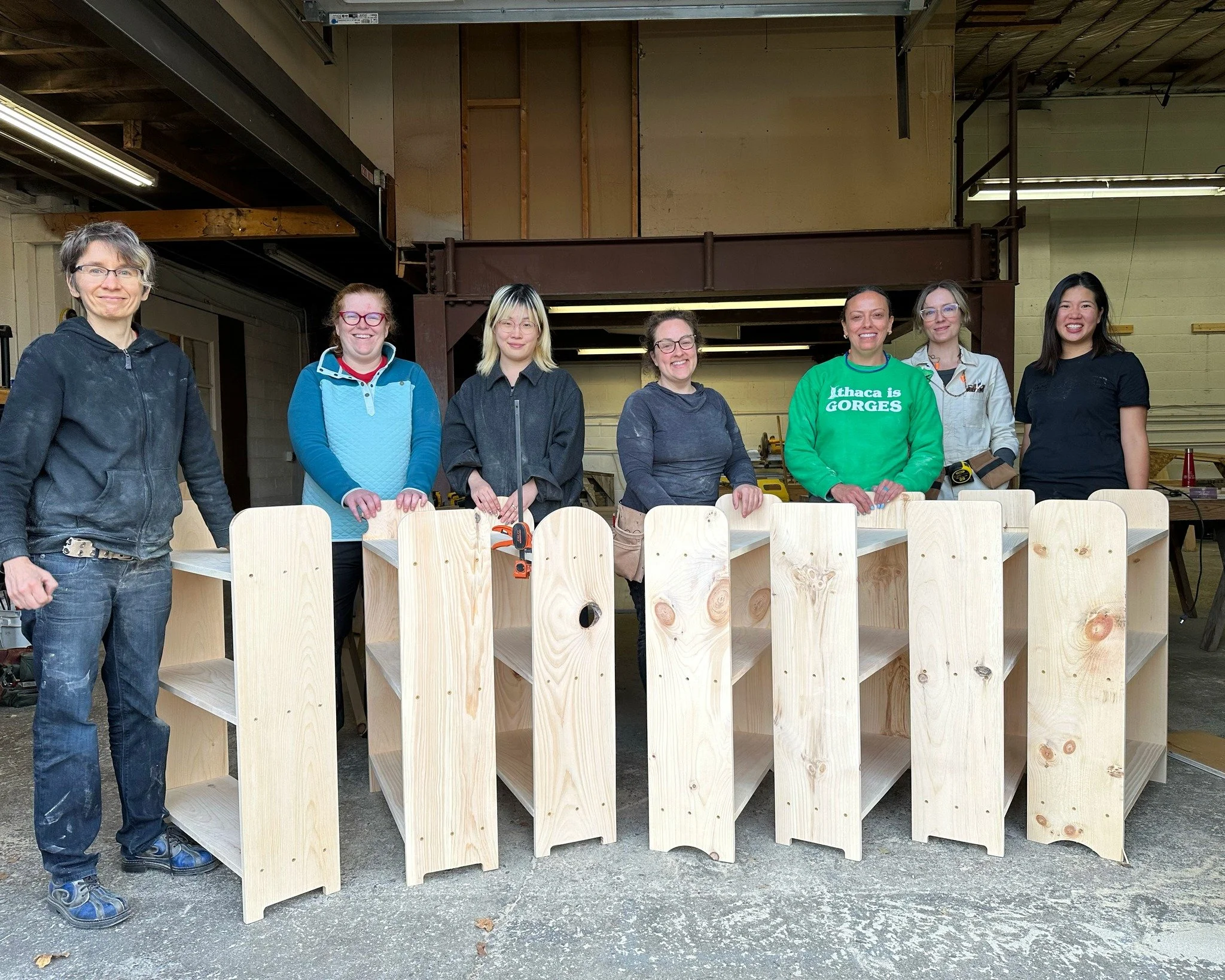 One of the wonderful things about learning a craft like woodworking is that many of the things you make are functional as well as beautiful. You can never have too many bookcases, especially compact ones like these. This class is designed for absolut