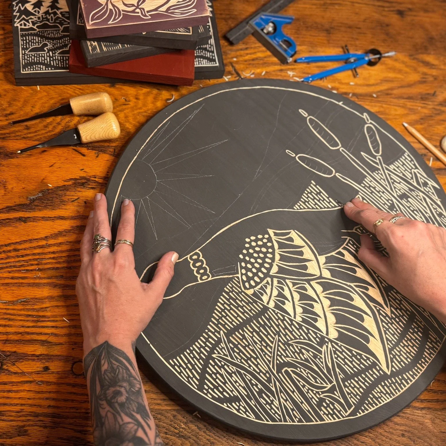 Visit us October 11-12 at the Greater Ithaca Art Trail!

Hammerstone's own Maria (Founder &amp; Executive Director) and Bee (Marketing &amp; Development Director) are both skilled artisans who will be demonstrating their craft at our downtown Ithaca 