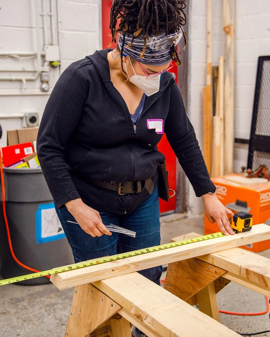 &quot;There was no judgment in this group. The instructor and assistant were so knowledgable, engaging, used multiple methods for different learning types, and the vibe was amazing.&quot;

It's time! Join us for 2-day Basic Carpentry Skills 101, desi