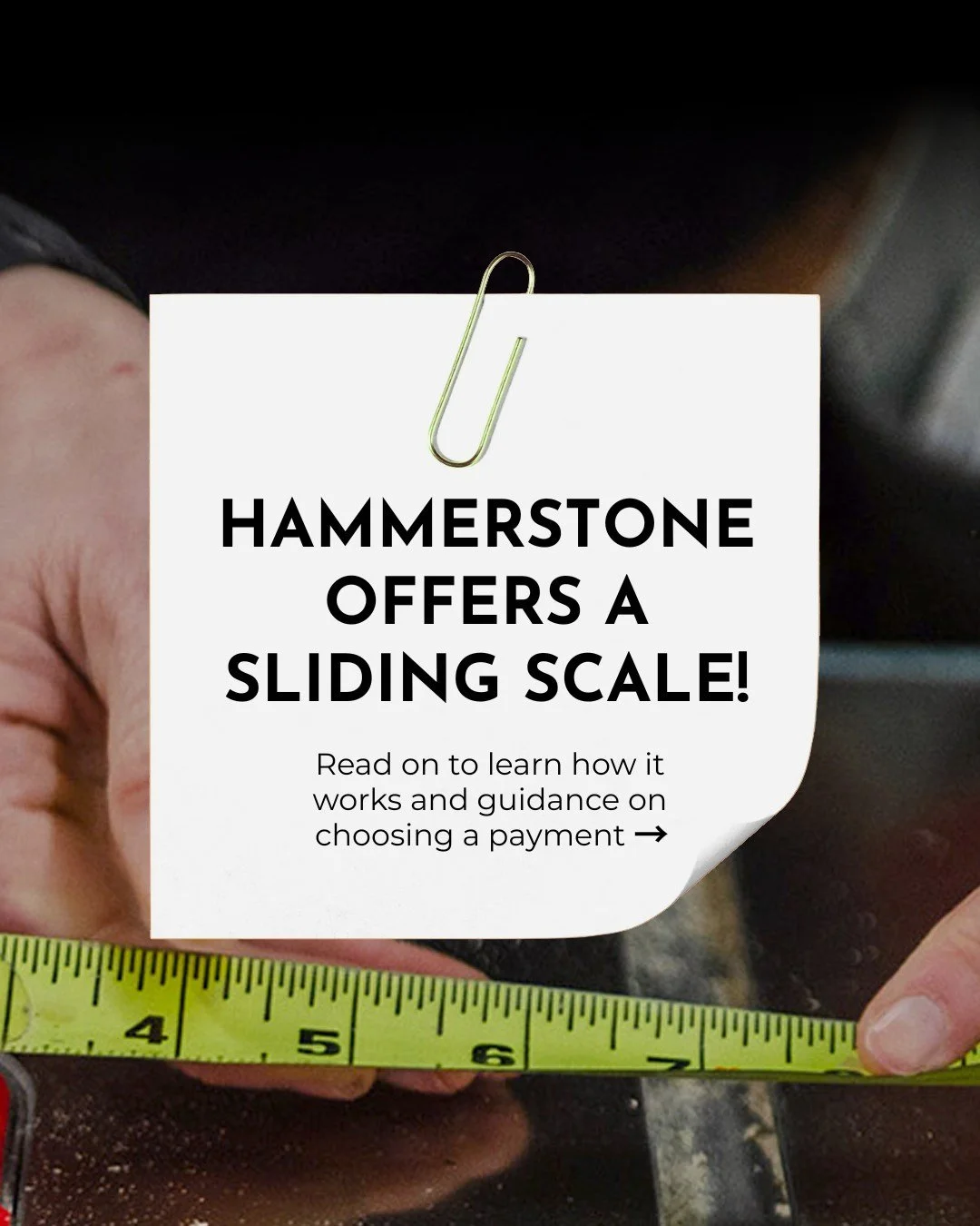 Economic uncertainty affects the choices we all make, and we want to remind you that our sliding scale is here to support you. 

Please base your payment on your current circumstances, not what&rsquo;s typical for you. If things feel especially unsta