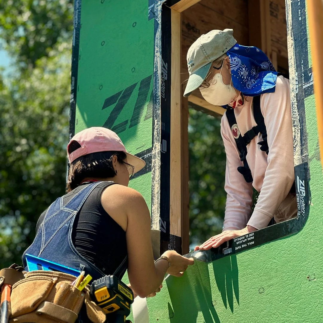 Tiny House Window Installation