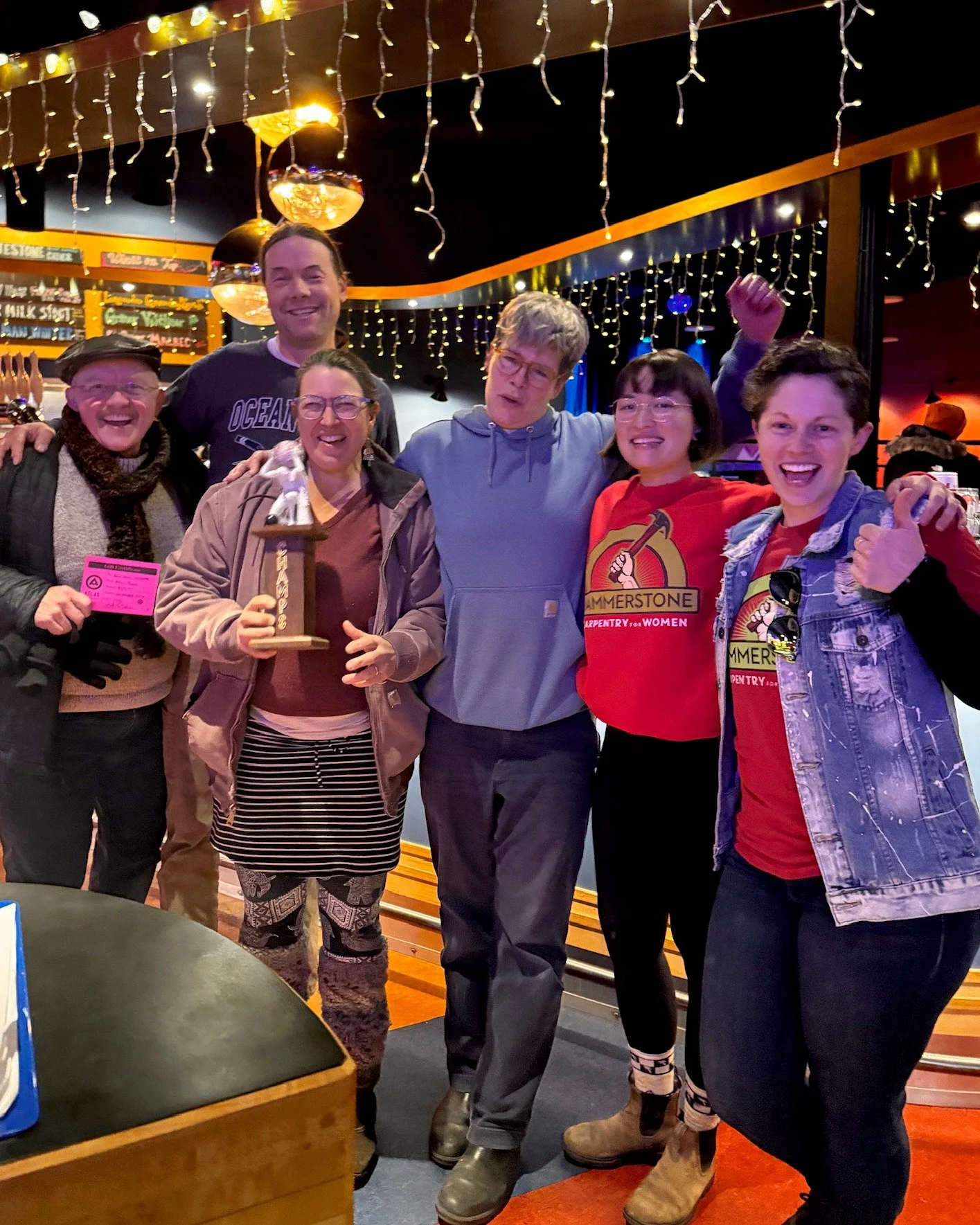 Congrats to The Turn Ups for nailing first place in our quizbowl takeover at Atlas Bowl! We had a blast hosting trivia for the first time! Turnout was fantastic, but with so many teams competing (and a few seriously complex questions), things got a l
