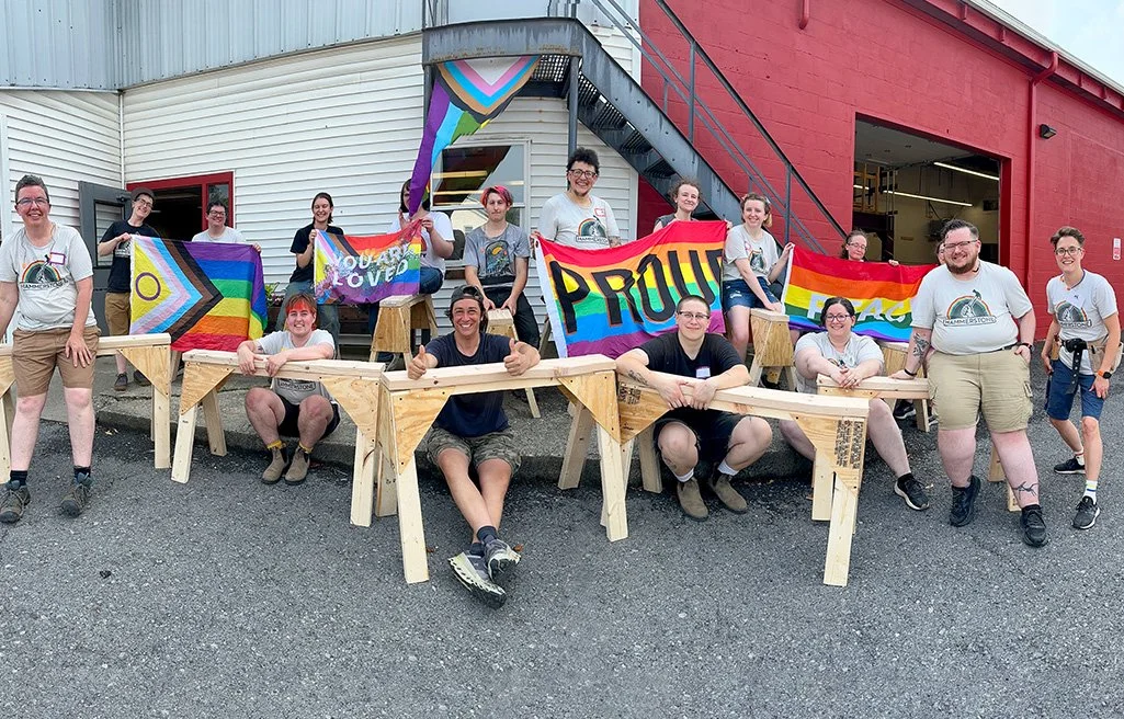 🚨 Registration is OPEN for this *FREE* class! Sign up early to save your spot: we offer this class just once a year and it fills extremely quickly. 🔨

June 20-21 &middot; Genderqueer/Non-binary Basic Carpentry Skills 101 

This class is a joyful af