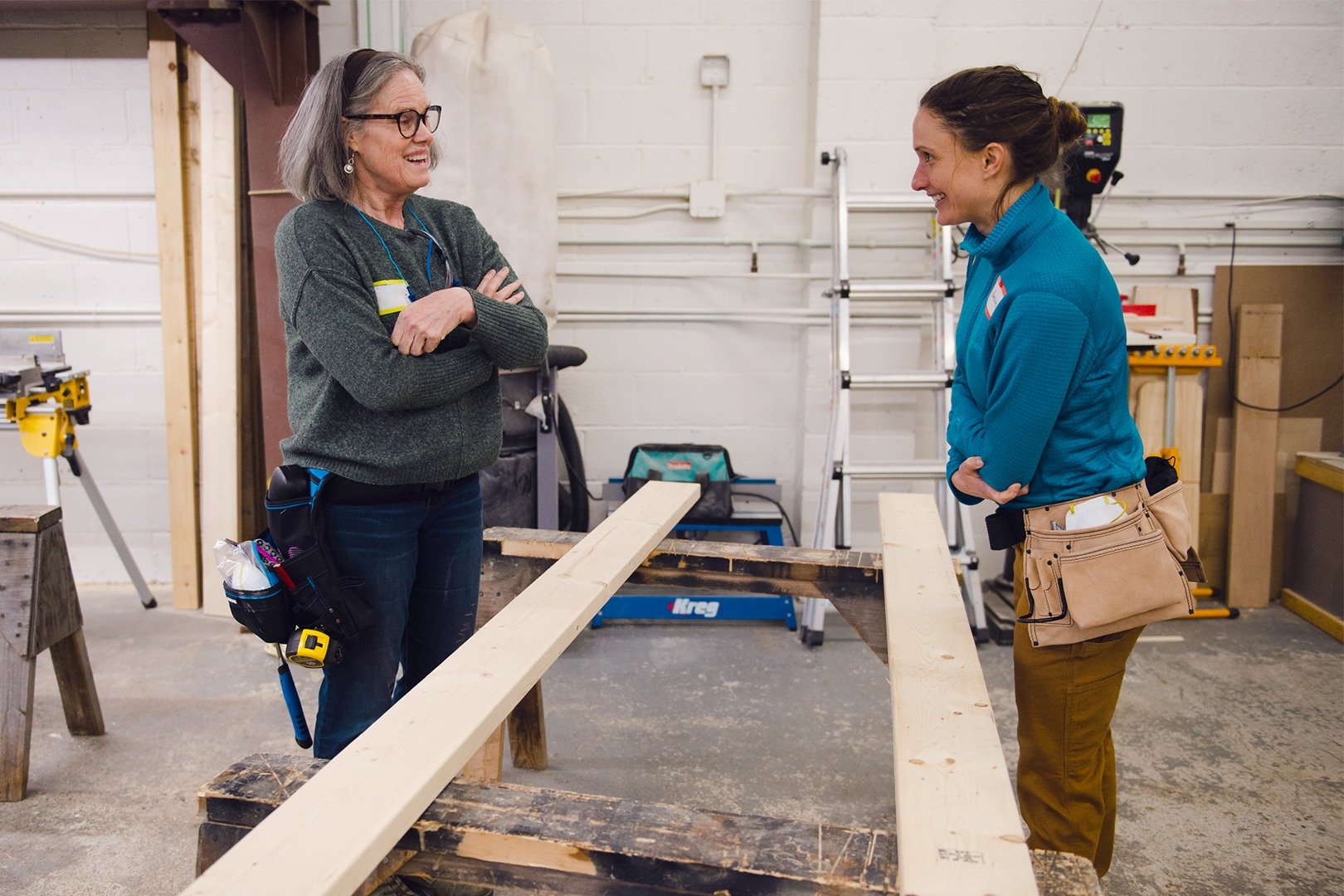 When's the last time you connected with a total stranger? Made a new friend you can call up to work on creative projects? Take Basic Carpentry Skills 101 and meet a whole class of carpentry newbies who are just as interested in and delighted by build