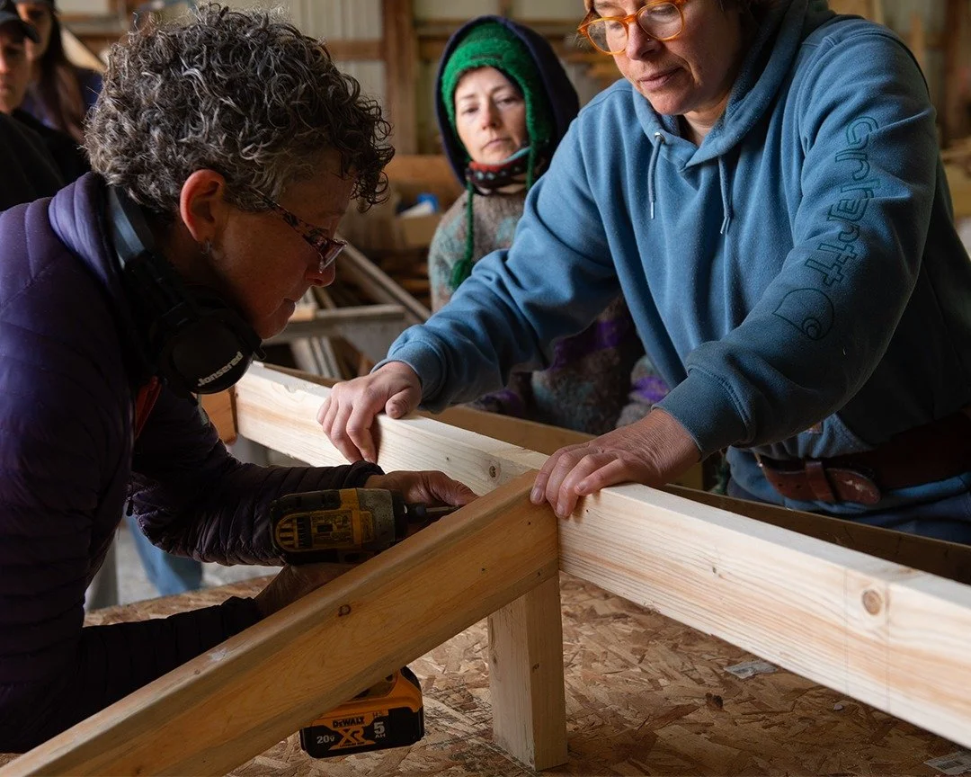 Are you ready to tackle framing your own shed but intimidated by the roof? Fear no more. From rise over run to plumb and level cuts, we&rsquo;ll explain it all in two days while framing the roof for our tiny house project. *This course is filling fas