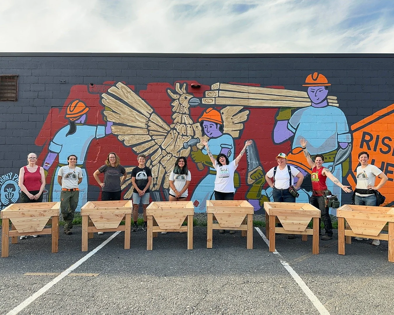 Have you seen this awesome take-home project? It's a waist-high raised bed perfect for spring flowers, herbs, and veggies! 🌼 Join us April 20-21st to build your own!

This class is open to anyone who has taken Basic Carpentry Skills 101 or has equiv
