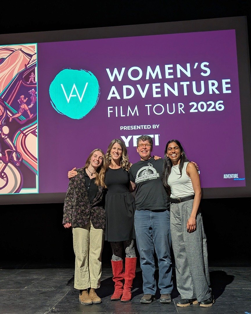We had a blast at the Women's Adventure Film Tour this week! Hammerstone founder Maria shared her story on the big stage along with other groundbreaking women and we enjoyed two nights of incredible film selections from around the world. Big thanks t