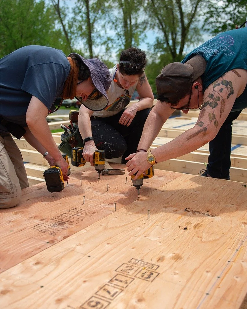 Building a She-Shed? You&rsquo;ve gotta learn sheathing! Sheathing creates a continuous barrier around your house, keeping weather and wind out, AND it reinforces the structure by creating lateral stability. Learn the theory of sheathing and practice