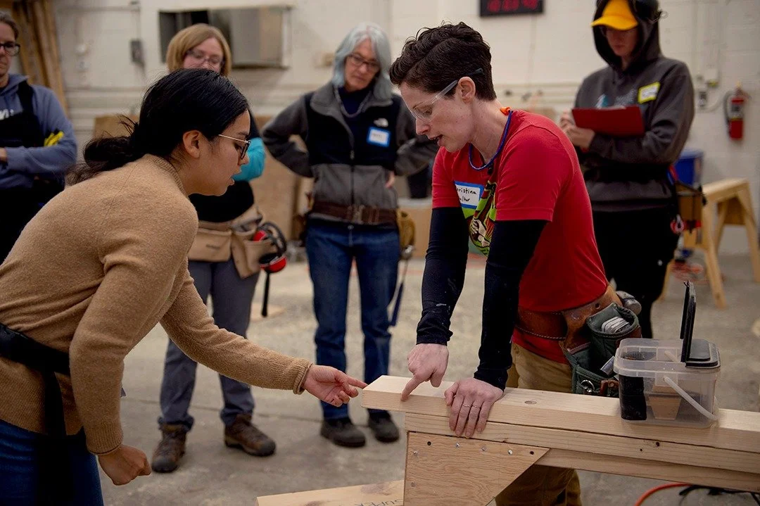 🚨 *April and May carpentry classes almost FULL!* 

You'll always get stuck at some point during a project! When you're learning on your own, it can take a while to get un-stuck, if you don't abandon the project altogether. 🫠

Learn from our expert 