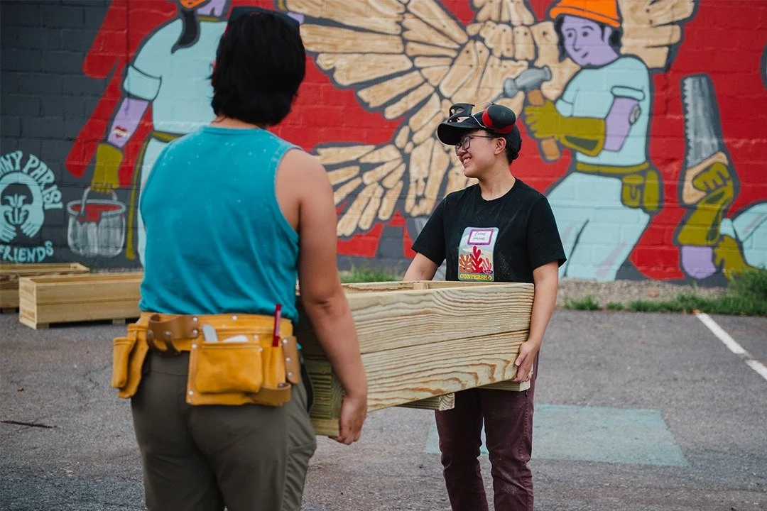 Almost FULL! Heavily discounted class next Saturday April 4: One-day Planter Box -- join us for a full day intro to carpentry including how to safely use the circular saw, drill, driver, and more! You'll build a planter box to beautify downtown Ithac