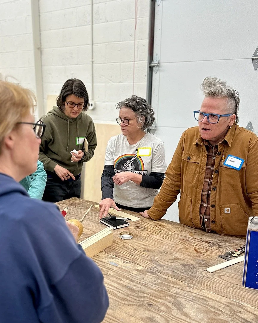 *UPDATE: VIRTUAL spots almost FULL in this two-hour tutorial with Leah Houghtaling next Thursday!* Register at Leah's link in bio! @leahhoughtalingwoodworking ✅  In-person is FULL with a long waitlist but you can still sign up to attend virtually! Jo