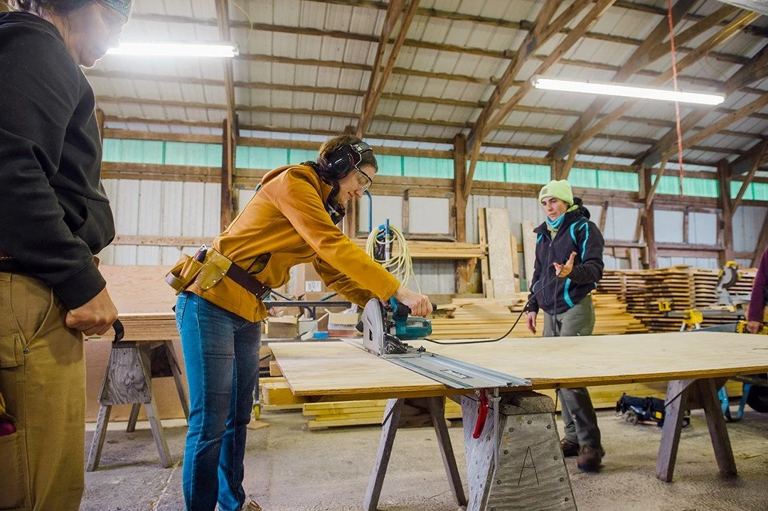 Whether you're building a shed, ADU, or standard size home, you need to install sheathing! Join us May 28-29 for a crash course on this essential step to any build. 
SIGN UP: hammerstoneschool.org/events/sheathing-20260528

The sheathing on your hous