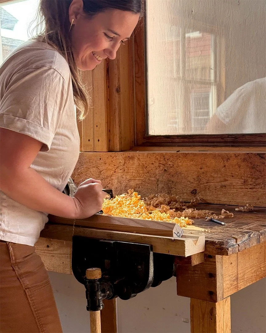 *Weekend class!* Join us July 11-12 to build a small, versatile hearth stool that works equally well by the fire, in the kitchen, as a plant stand, or as extra seating. ✨

SIGN UP:  hammerstoneschool.org/events/hearth-stool-20260711

We&rsquo;ll begi