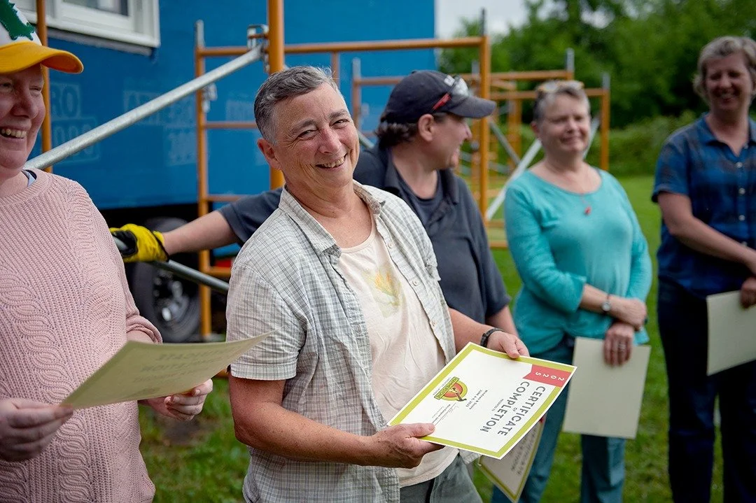 That feeling when graduate from class! ✨

We love to see you ready to build your own garden shed, replace drafty windows, build a new set of porch stairs, design your own custom cabinetry, make furniture...whatever it is, keep in touch and let us kno