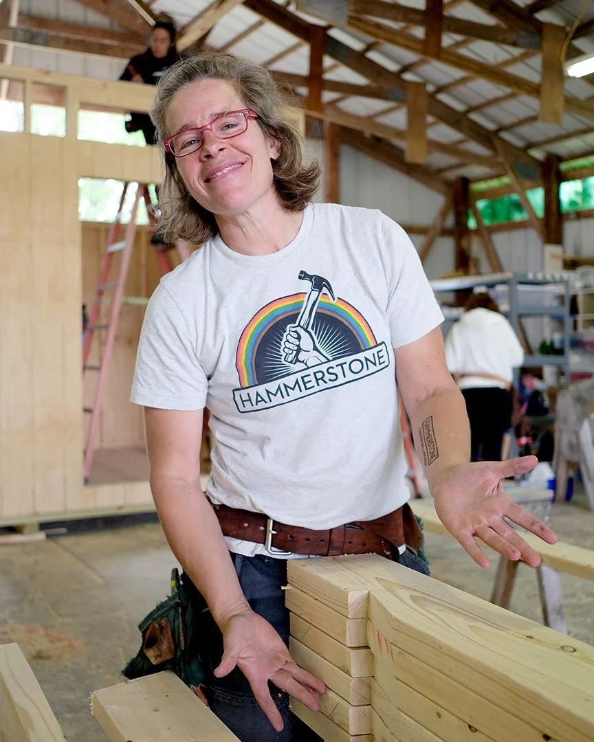Our 2-day Roof Framing course begins with a review of framing concepts and skills: dimensional lumber, on-center spacing, measuring and marking, and cutting with a circular saw. We will quickly dive into the more advanced skills necessary for framing