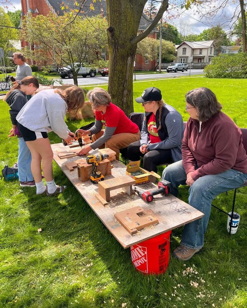 Come visit us during the Trumansburg Community Yard Sale! Saturday, May 9th from 10am to 1pm, Hammerstone will be at @trumansburglibrary building birdhouses. While supplies last! 

Look for us on the front lawn of the library but if it&rsquo;s rainin