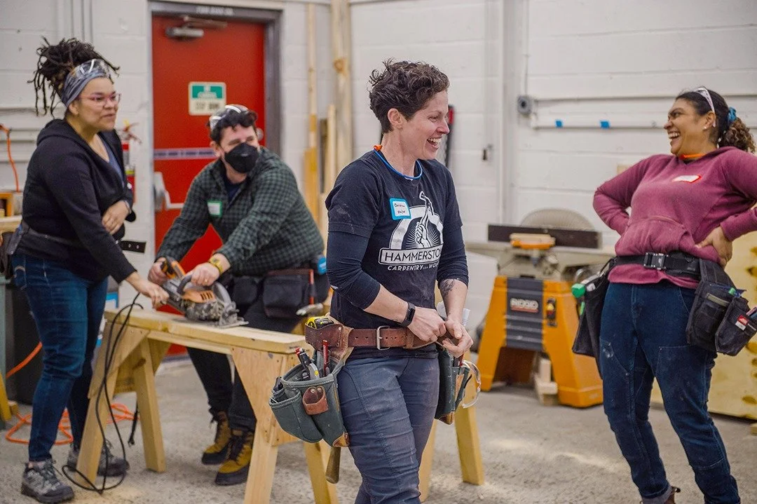 Tomorrow we're teaching our fifth SOLD OUT Basic Carpentry Skills 101 class of 2026! Huge thanks to everyone who has come from near and far to learn with us.

May and June Basic Skills classes are FULL but we still have spots in July and August! Save