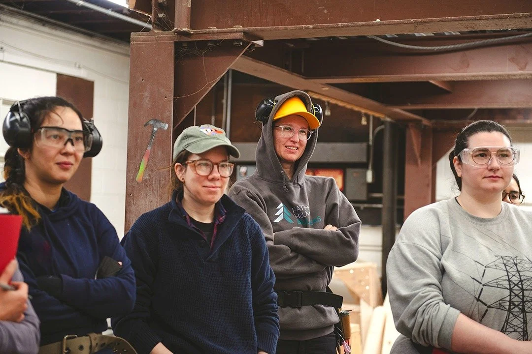 You belong here! We get students from ALL OVER (check out the map!) who visit Ithaca to build their dreams: 

▪️moms wanting to empower themselves and pass skills on to their kids 
▪️ homeowners needing to renovate and repair their historic homes
▪️ 