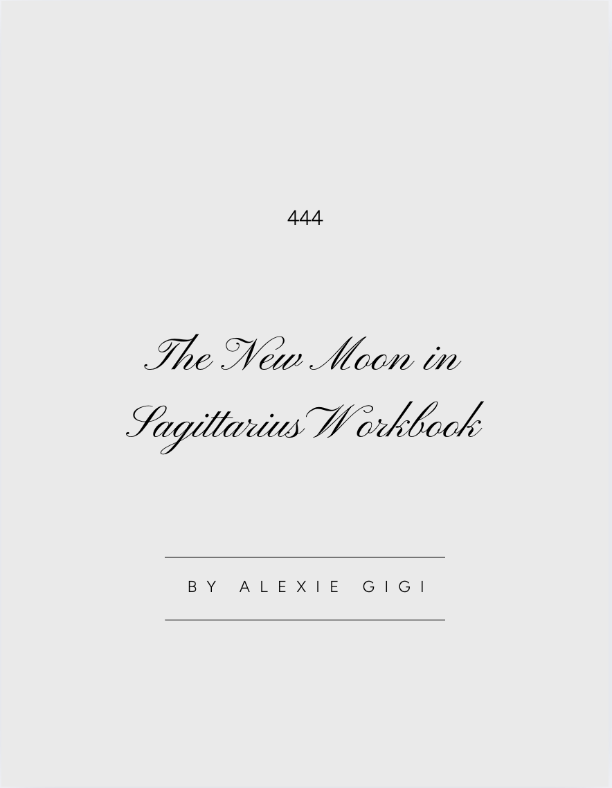 The New Moon in Sagittarius Workbook