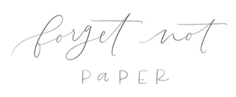 Forget Not Paper