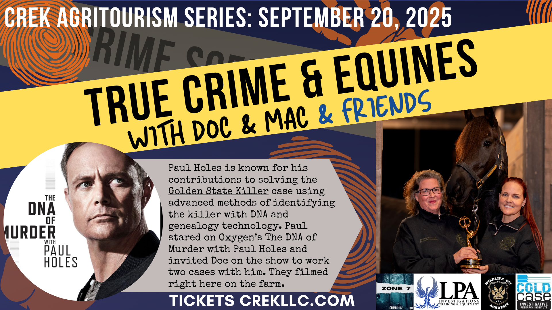 True Crime & Equines with Golden State Serial Killer Detective (Ret.) Paul Holes
