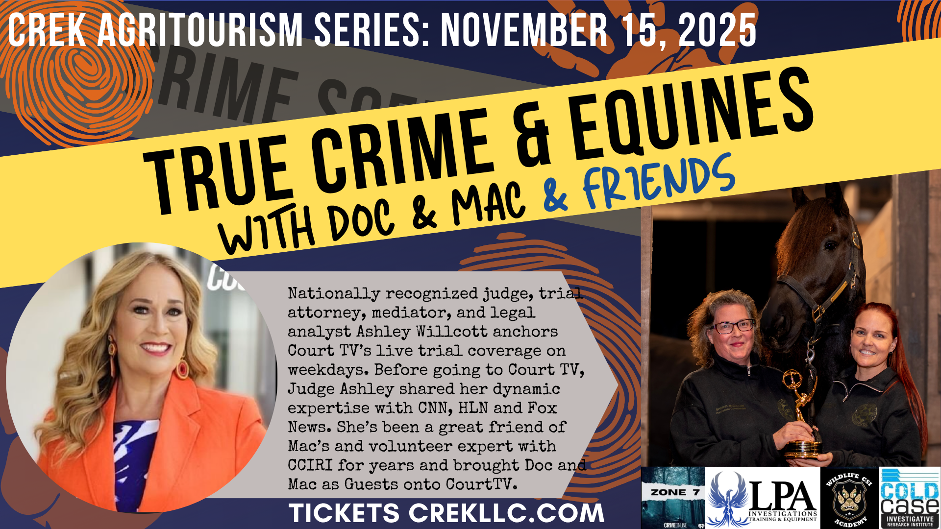 True Crime & Equines with CourtTV’s Judge Ashley Willcott