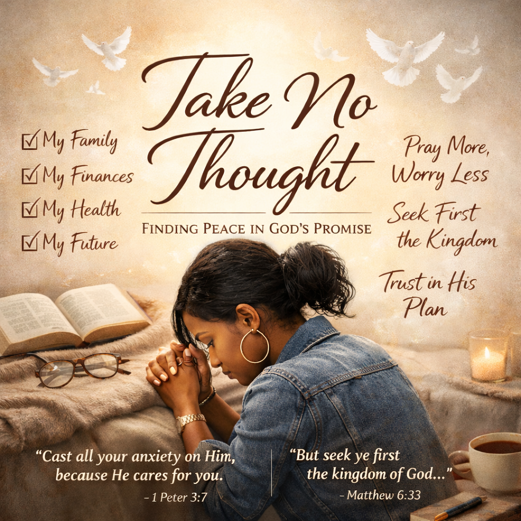 Worried Women: Take No Thought