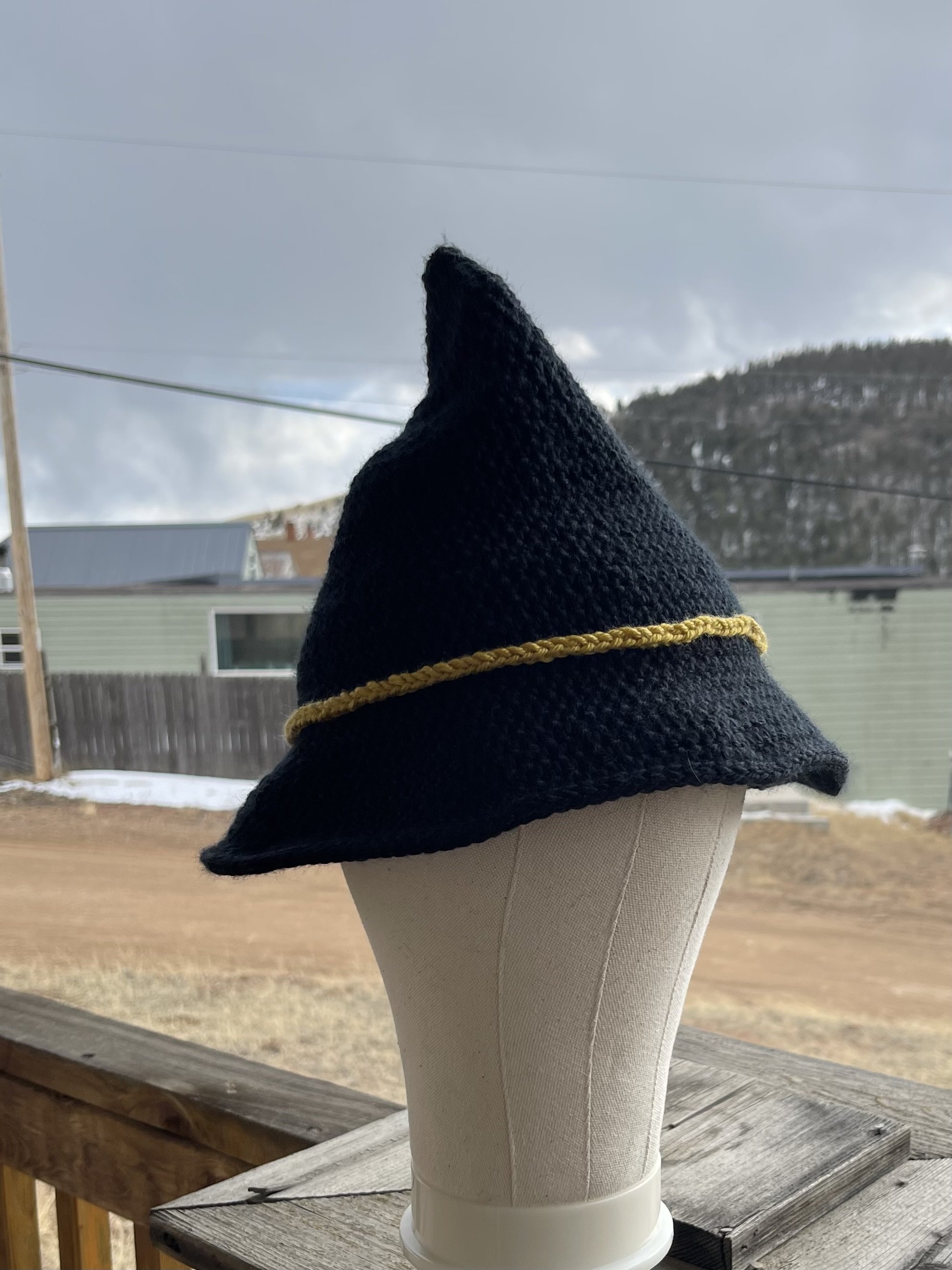 Hedge Witch Hat with accent