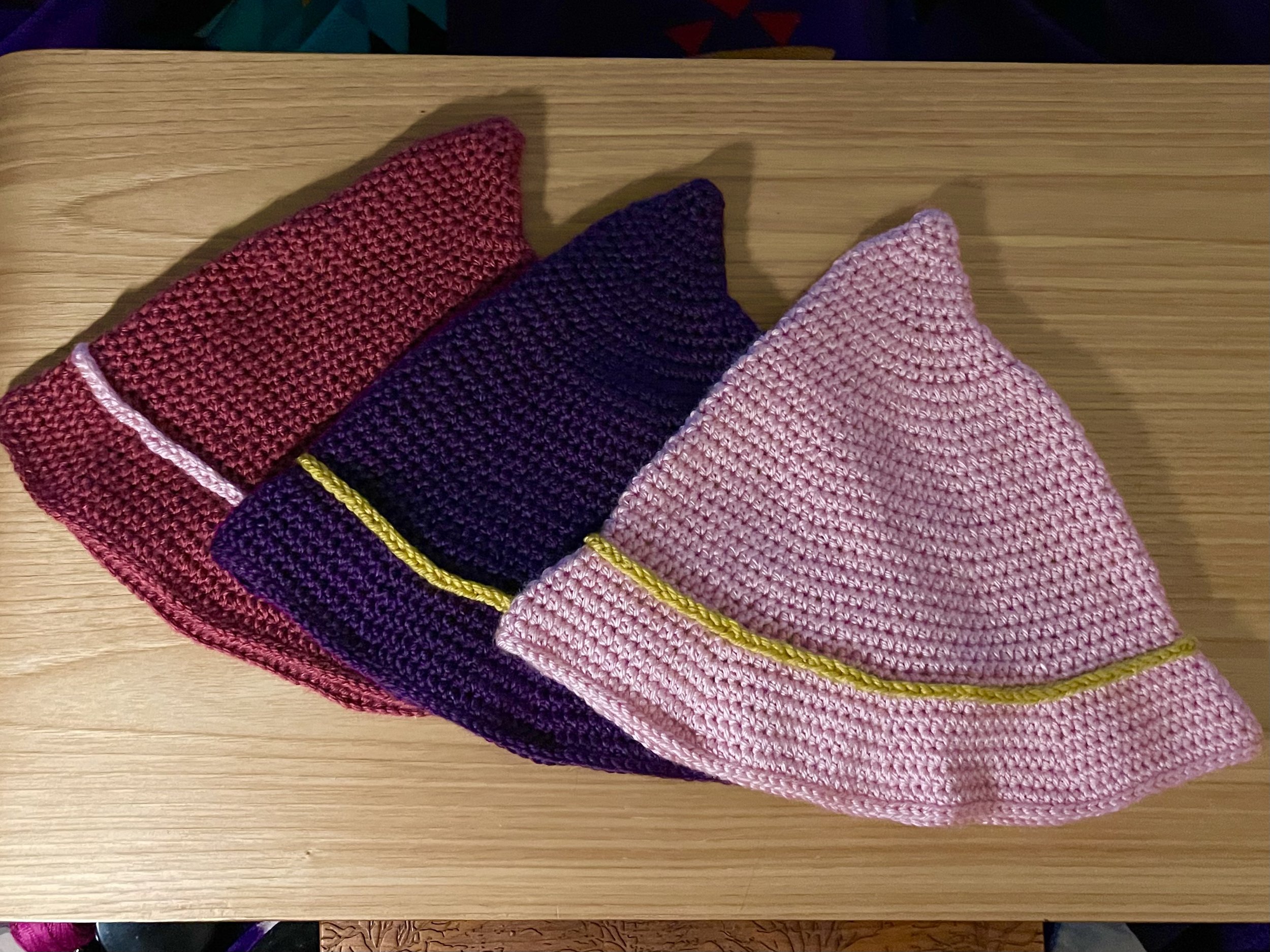 Hedge Witch Hats with accents