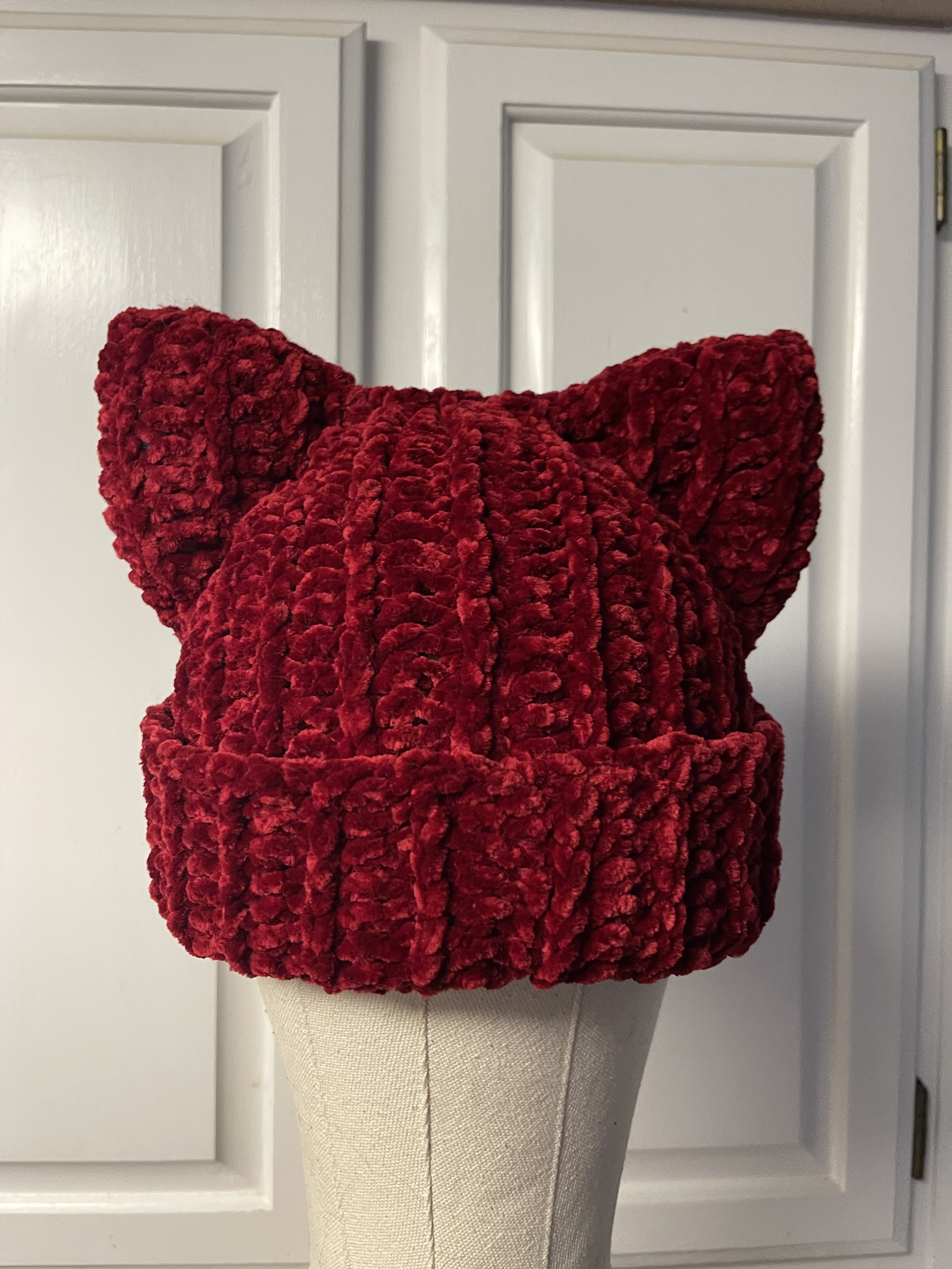 Kitty Beanie: Velvet Ruby