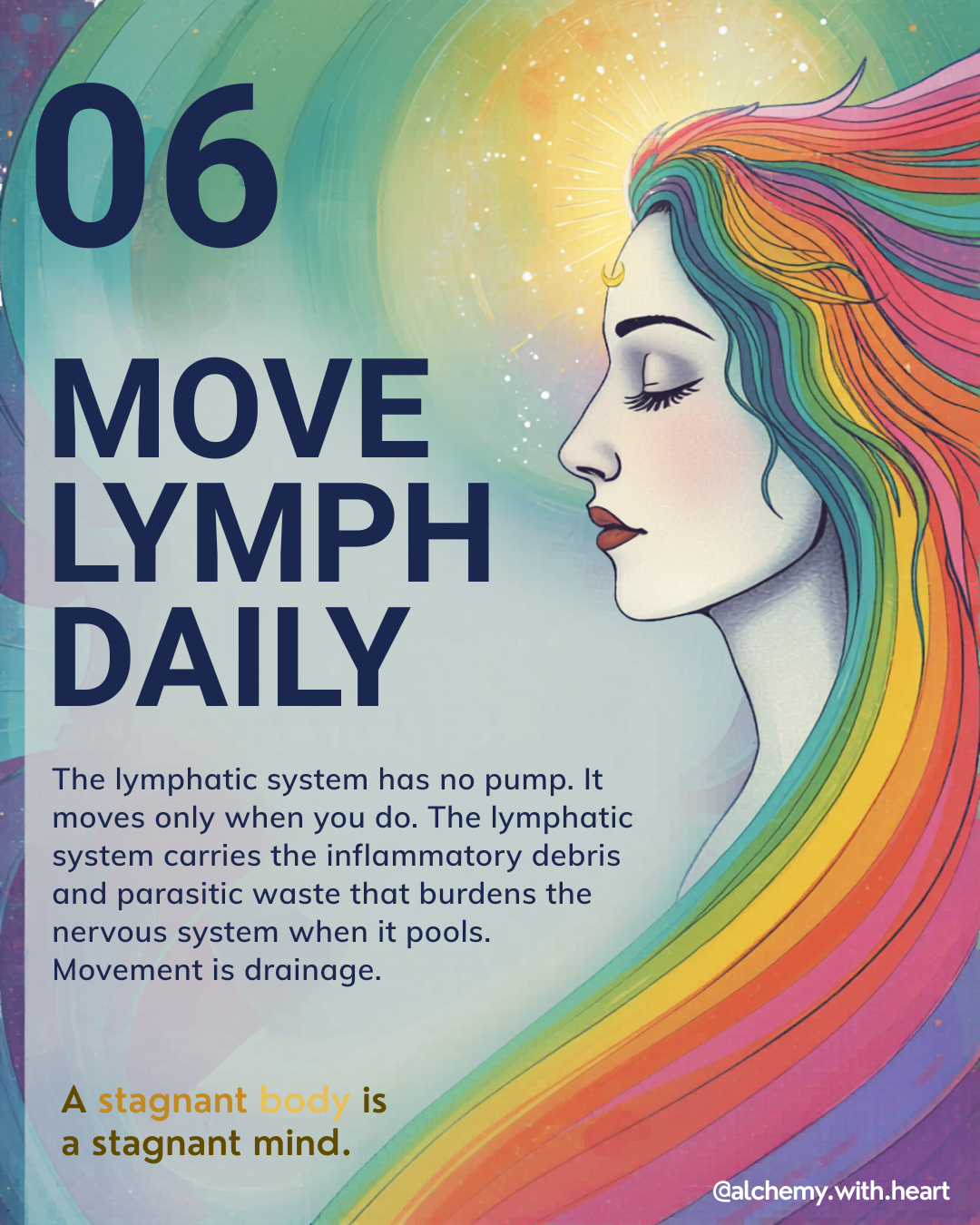 Move your lymph daily natural ways to heal depression with Nik Heartsong Winged Heart Healing