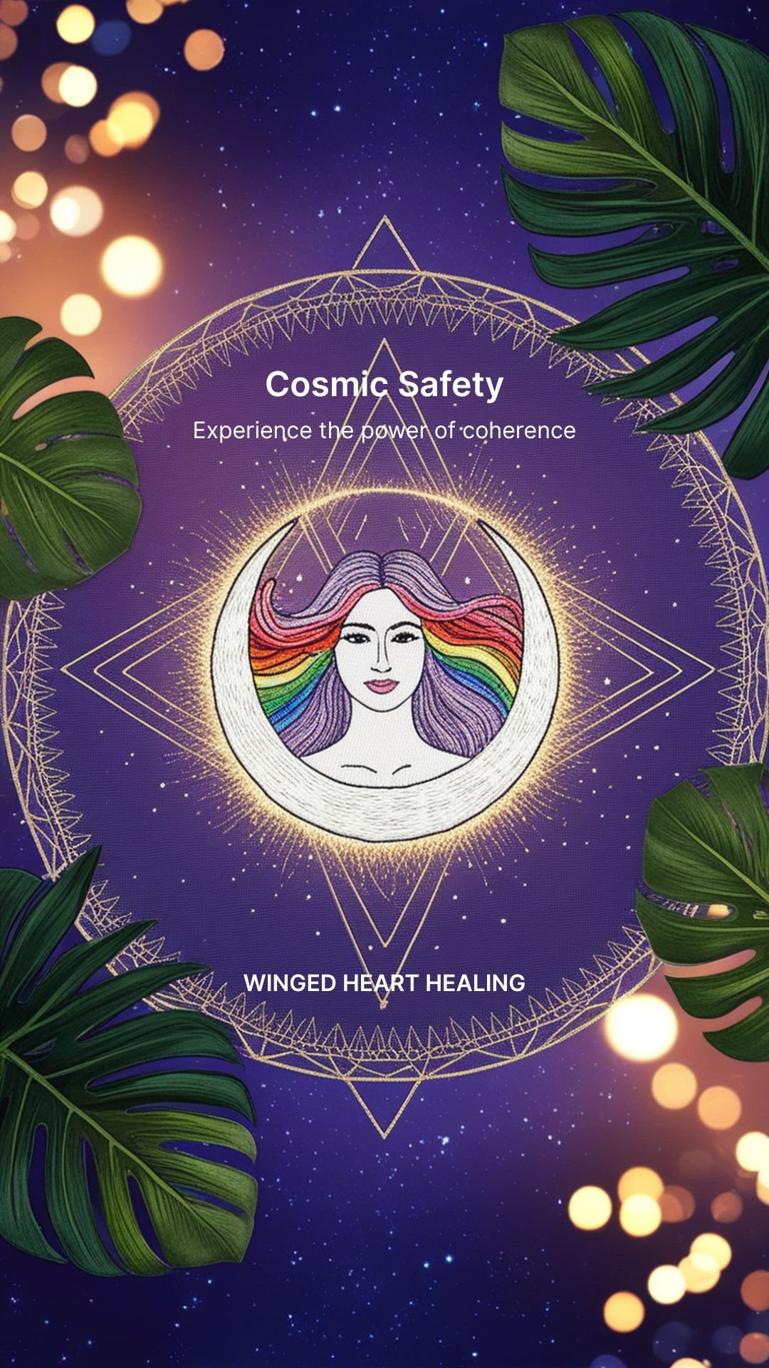 Cosmic Safety and Nervous System Healing with Nik Heartsong Winged Heart Healing sacred geometry and jungle vibes