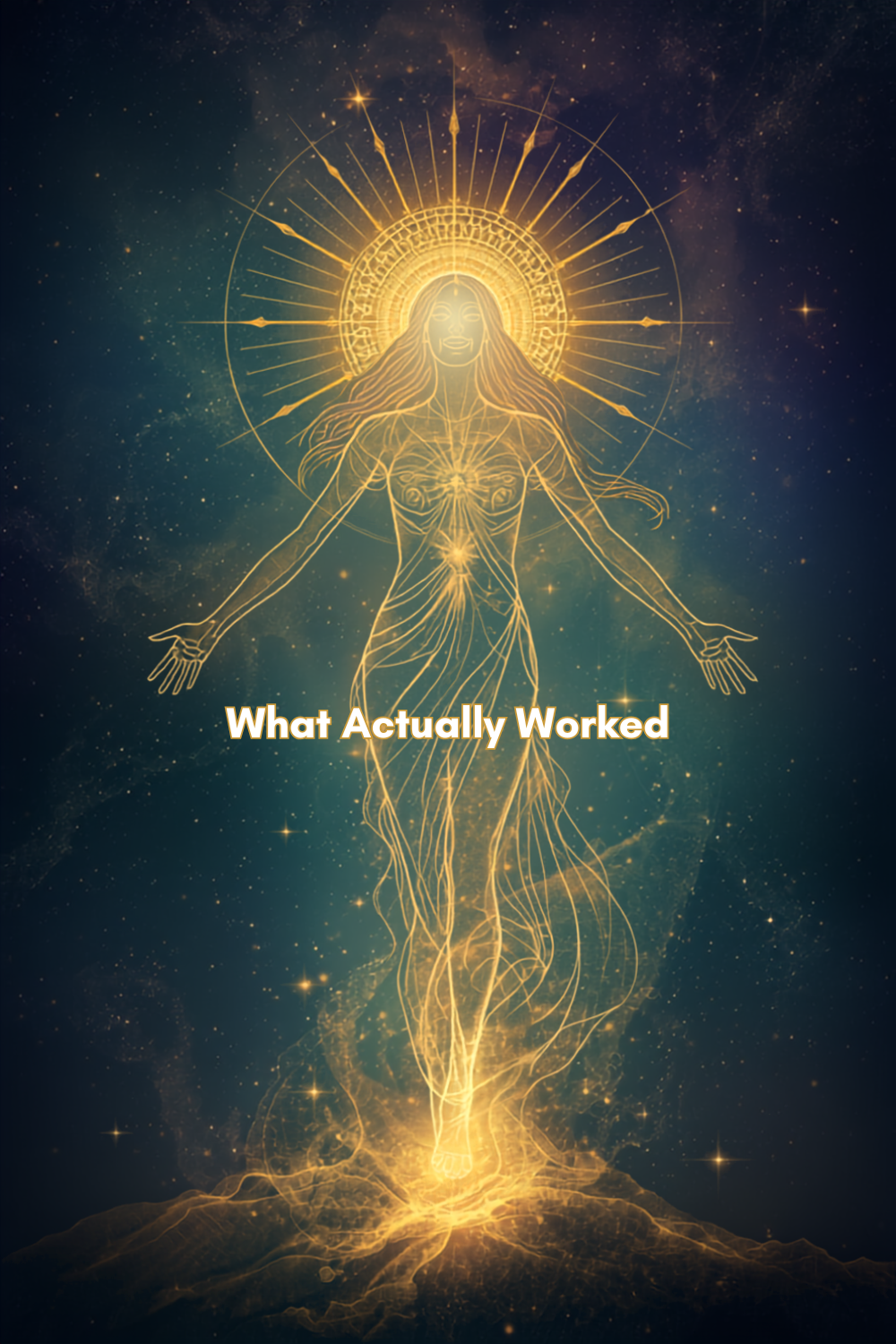 The Alternative lyme healing protocol that actually worked golden sunburst on top of the head of a golden spiral woman
