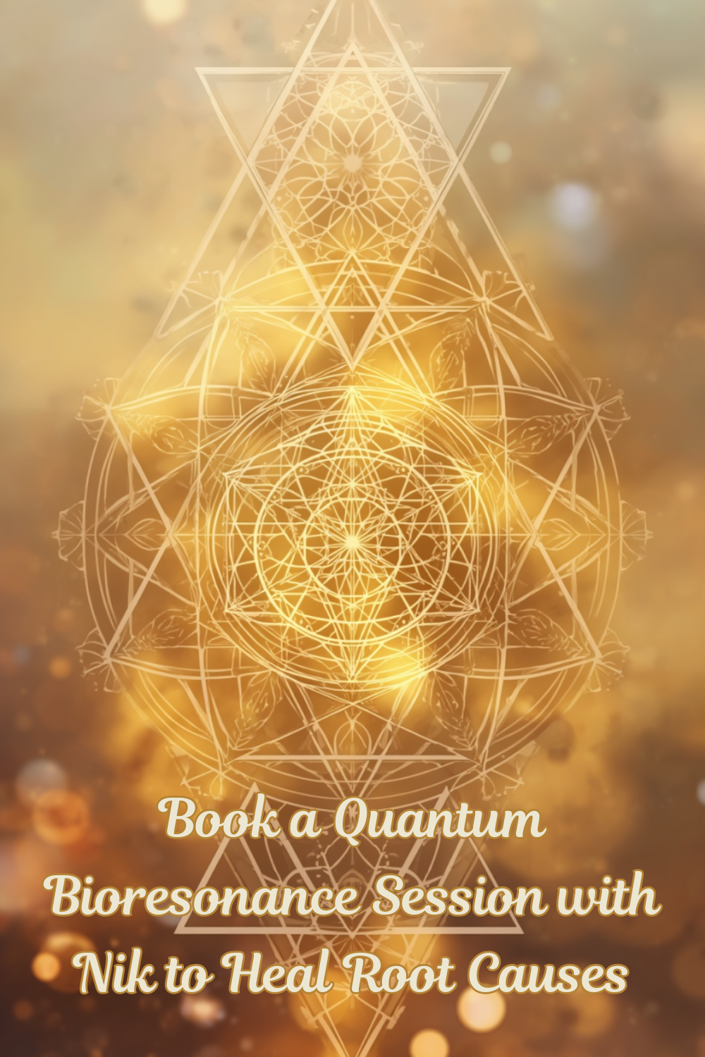 Book a Quantum Bioresonance Session with Nik Heartsong Winged Heart Healing Image of Sacred Geometry Flower of Life