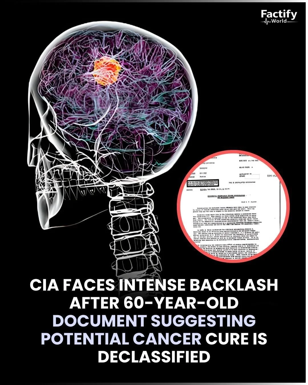 CIA Faces Backlash Cancer Cure Article Daily Mail