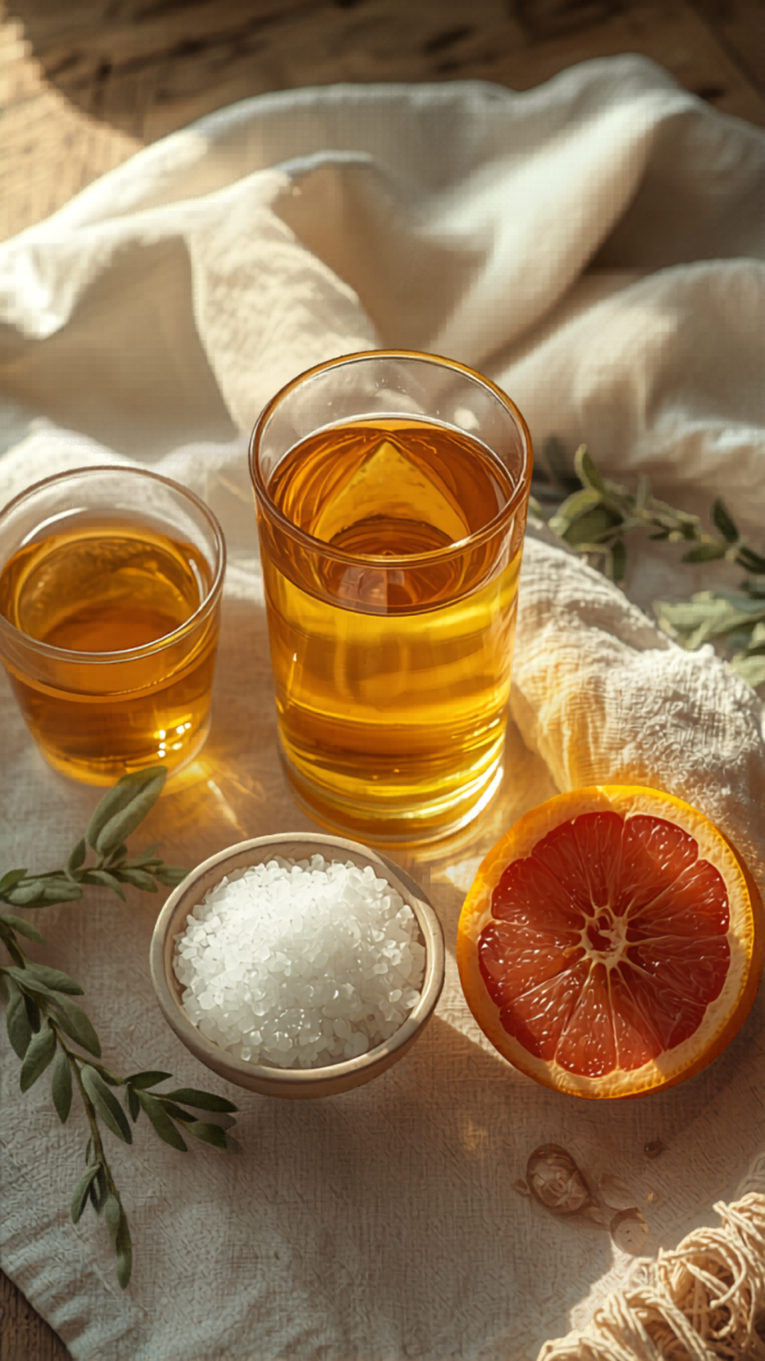 Liver and Gallbladder Flush Ingredients Including Epsom Salts Grapefruit Citrus Olive Oil Liver Cleanse with Nik Heartsong Winged Heart Healing