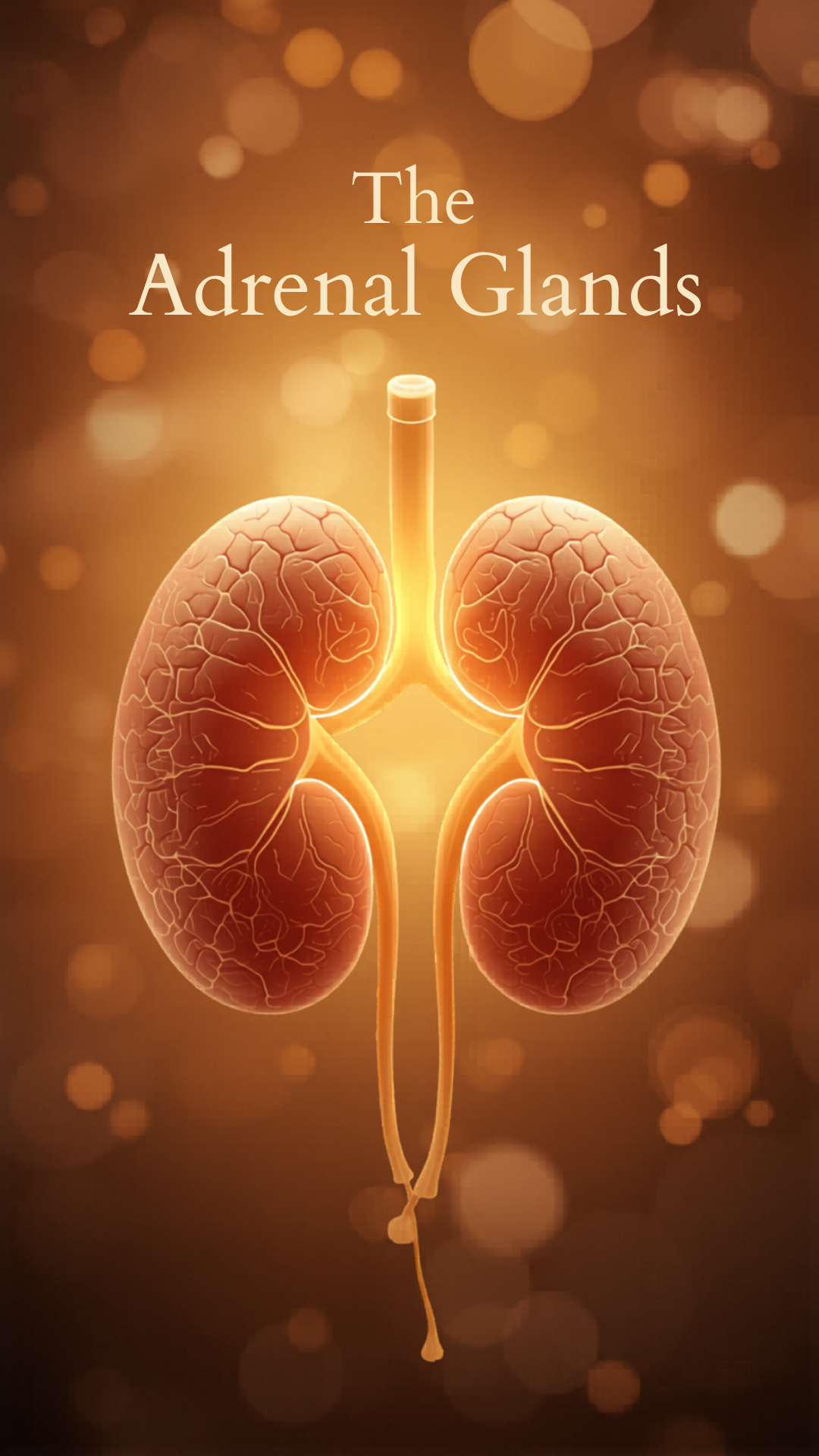 What the adrenal glands actually do image of glowing golden adrenal glands root cause healing with nIk Heartsong of Winged Heart Healing
