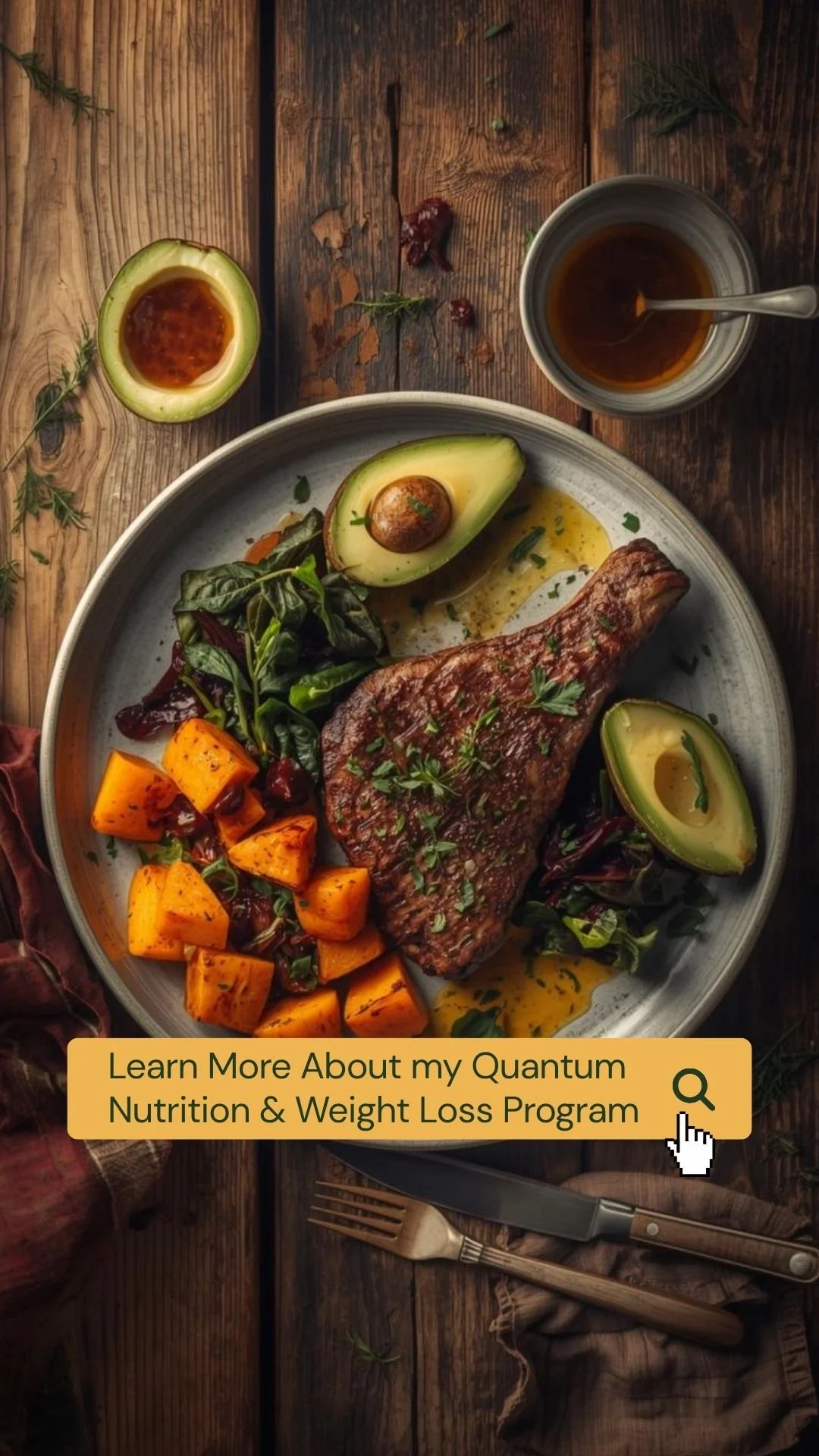 A Delicious and Nourishing Paleo Keto Meal with Steak and Avocado Meal Planning with Nik Heartsong Winged Heart Healing