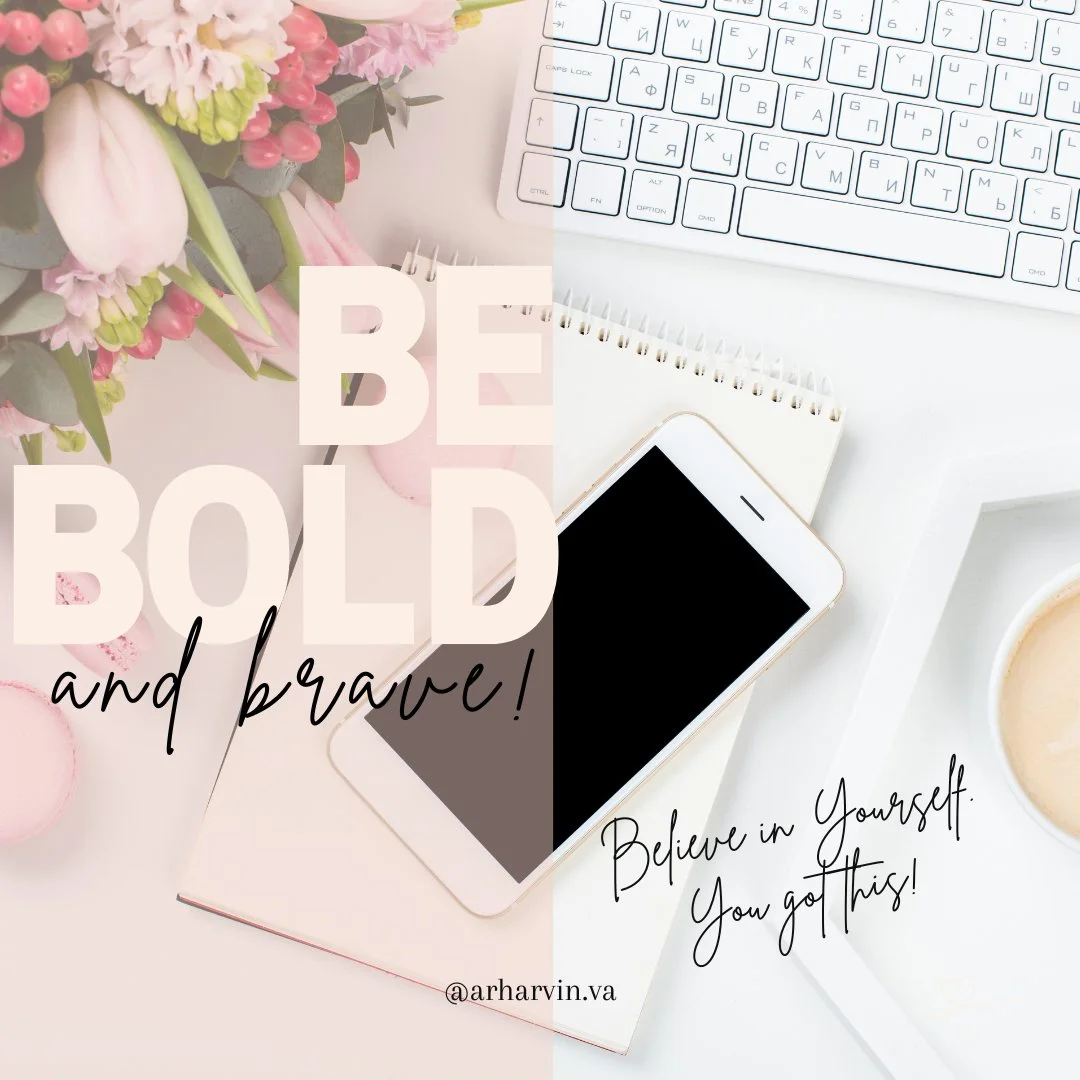 &ldquo;Continue to be bold, courageous. Try to choose the wisest thing and once you&rsquo;ve chosen the wisest thing go out and try to achieve it. Be it.&rdquo;⁠
― Maya Angelou⁠
⁠
#VirtualAssistantLife #SmallBusinessSupport #ExecutiveAssistant #Proje