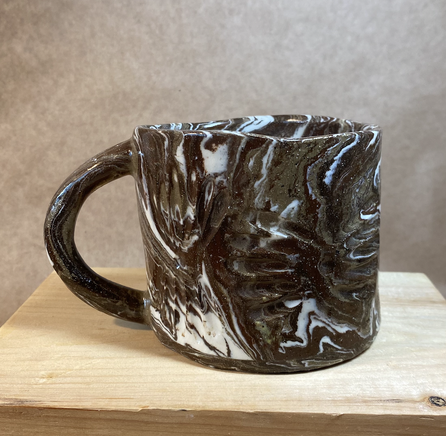 Handbuilt Clamshell Mug