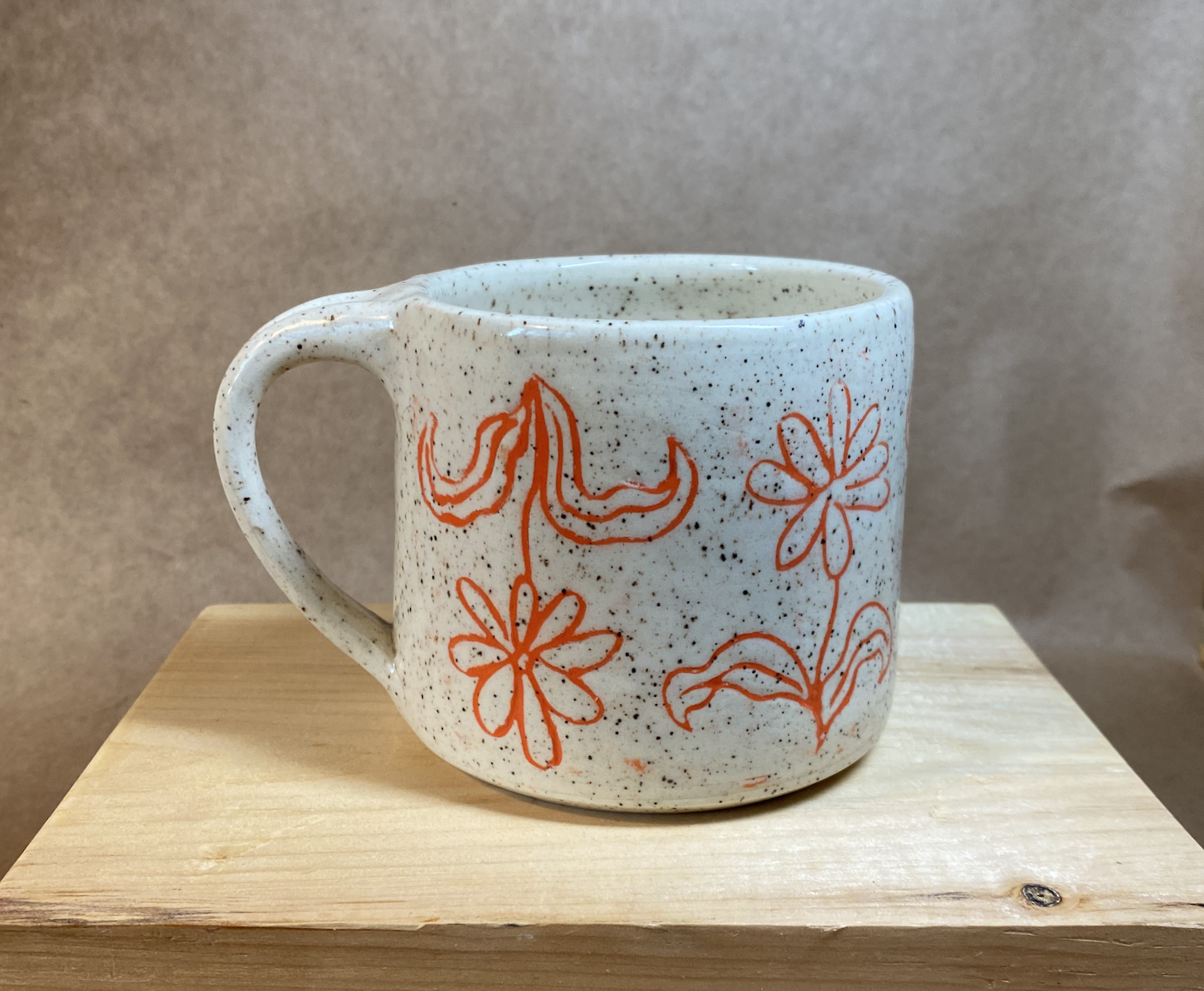 Speckled Flower Mug