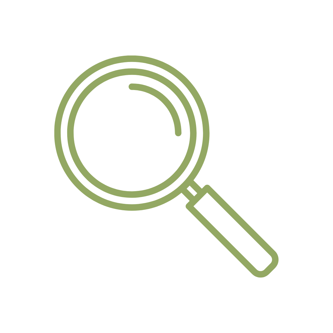 Magnifying glass representing understanding what is making organization difficult