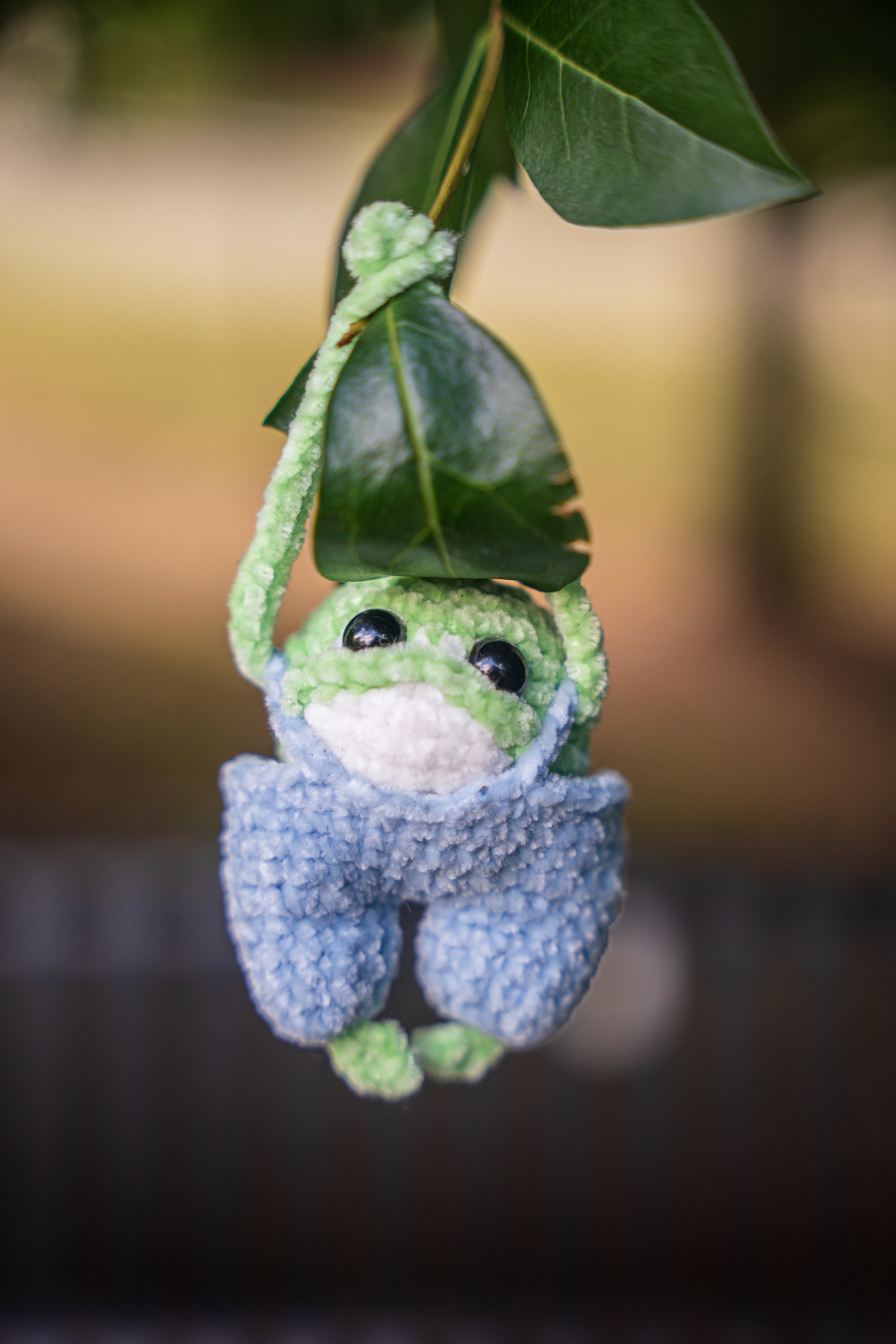 Hanging Frog Bag Charm