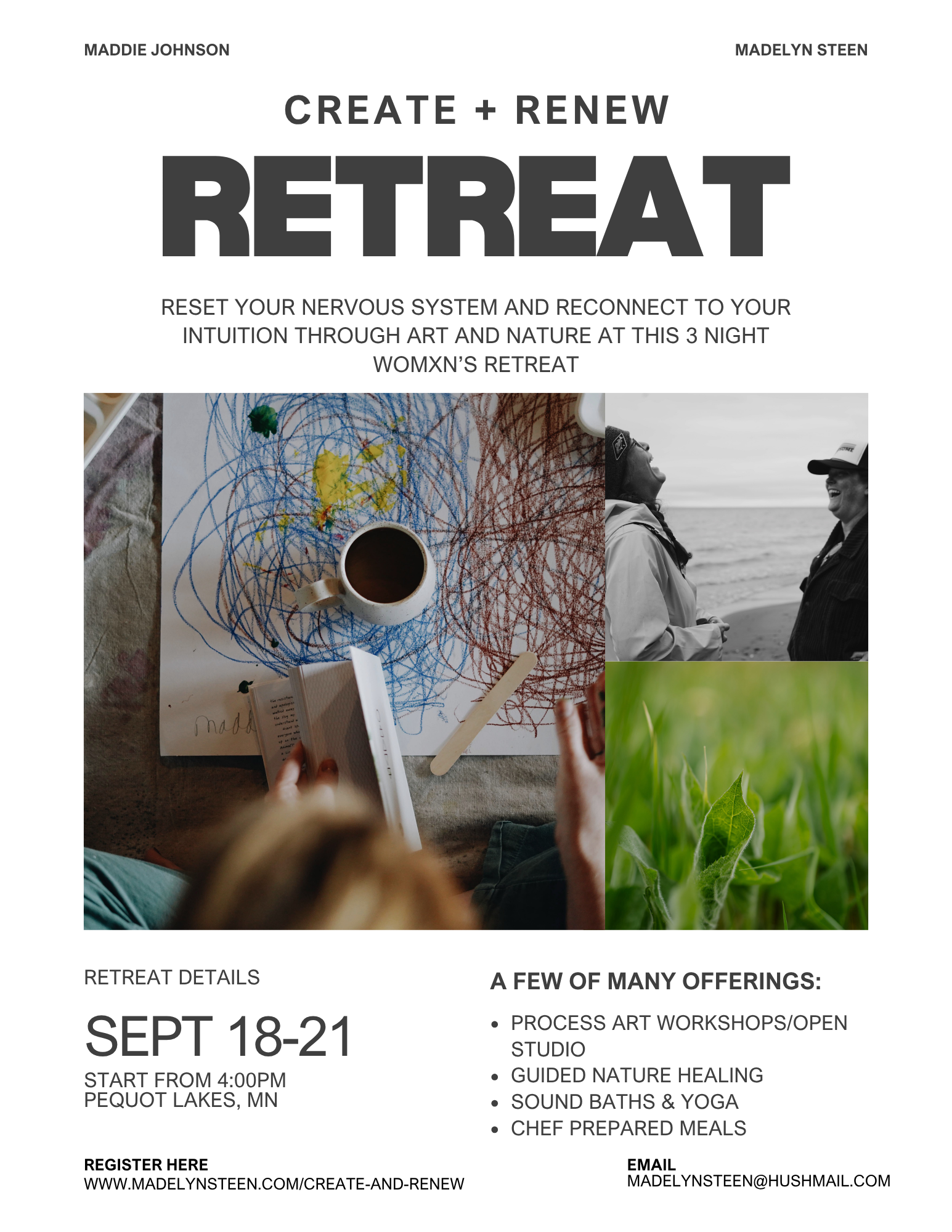 Create & Renew Fall Womxn’s Retreat